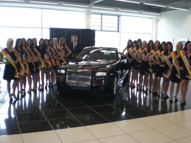 Miss Deutschland Teilnehmerinnen bei PRO Cars und Rolls Royce