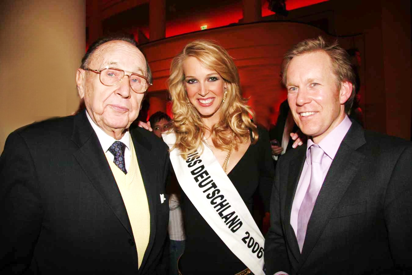 Miss Deutschland mit Herrn Genscher und JB Kerner