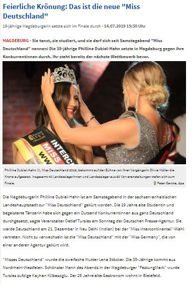 Miss-Germany-Organisation-Nordbayern-2019